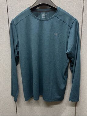 Arc'teryx Men's Long Sleeve Crew Tee - Teal Blue